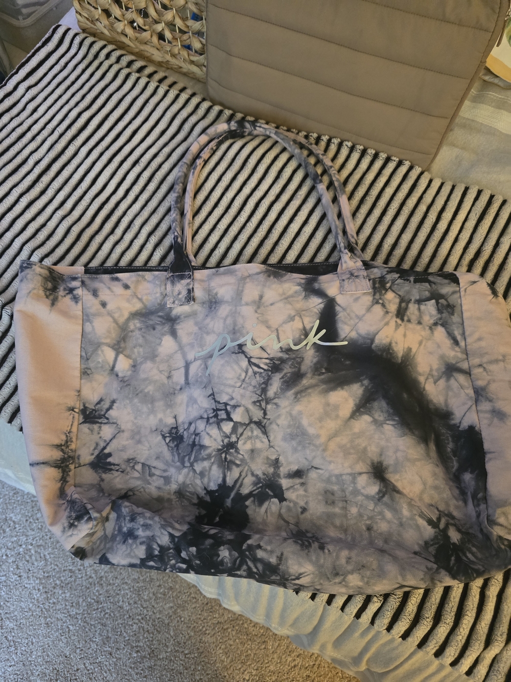 VS PINK Tie-Dye Tote Bag Ttavel Bag